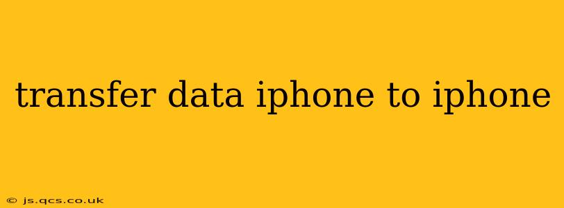 transfer data iphone to iphone