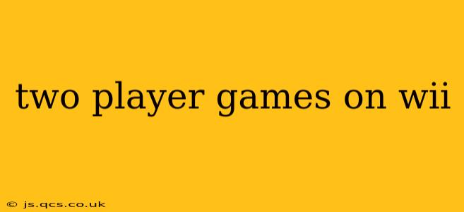 two player games on wii