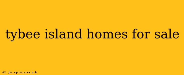 tybee island homes for sale