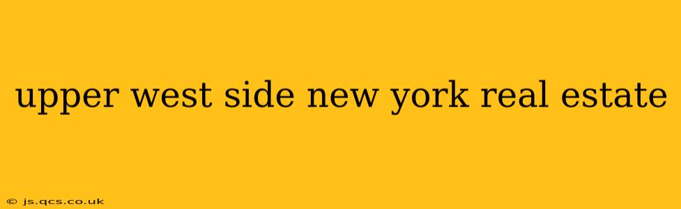 upper west side new york real estate
