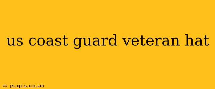 us coast guard veteran hat