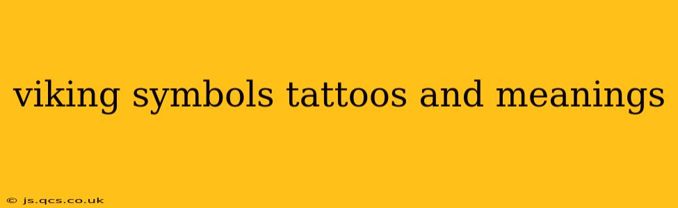 viking symbols tattoos and meanings