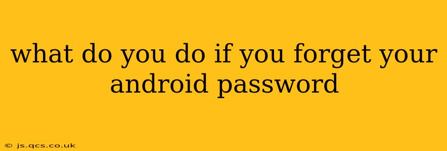 what do you do if you forget your android password