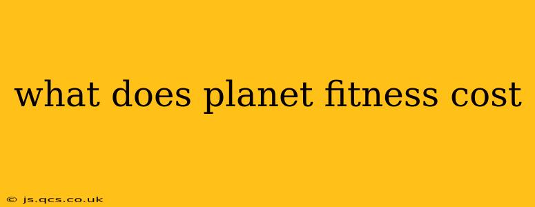what does planet fitness cost