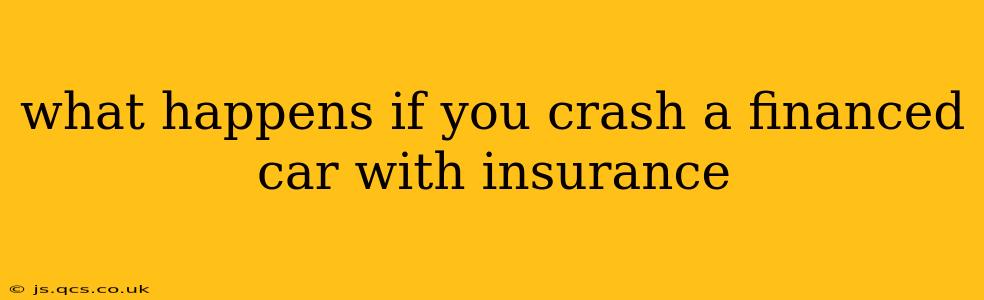 what happens if you crash a financed car with insurance