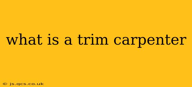 what is a trim carpenter