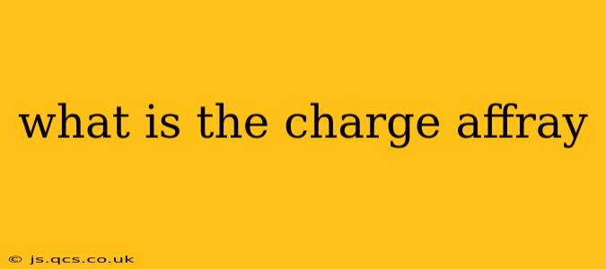 what is the charge affray