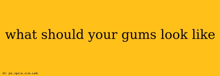 what should your gums look like
