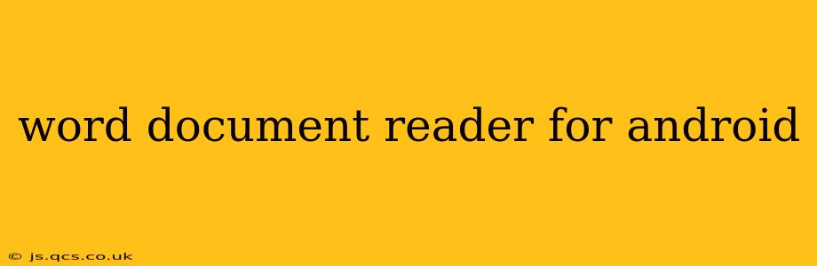 word document reader for android